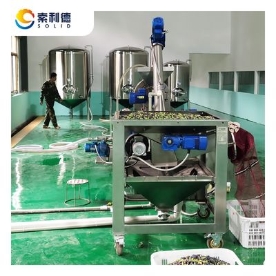 고유출력 13.5% EVOO-500 올리브 오일 추출 기계 2 단계 분리
