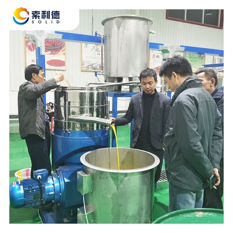 5T / H 올리브 오일 추출기 130kw 설치와 3 단계 데칸터 원심분리