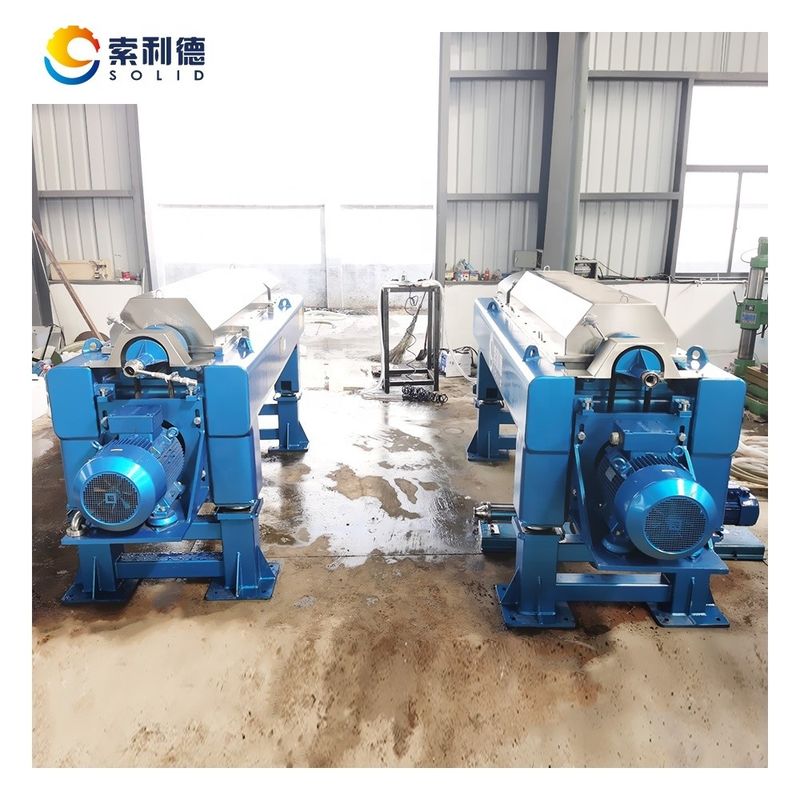 97KW 전원 공급 EVOT-6 8T/H 냉압 올리브 오일 데칸터 200TPD 밀링을위한 원심분리기